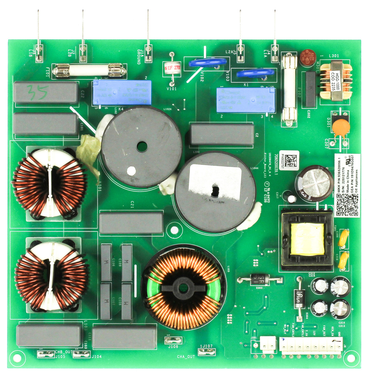GE 191D9476G007 Range Induction Board
