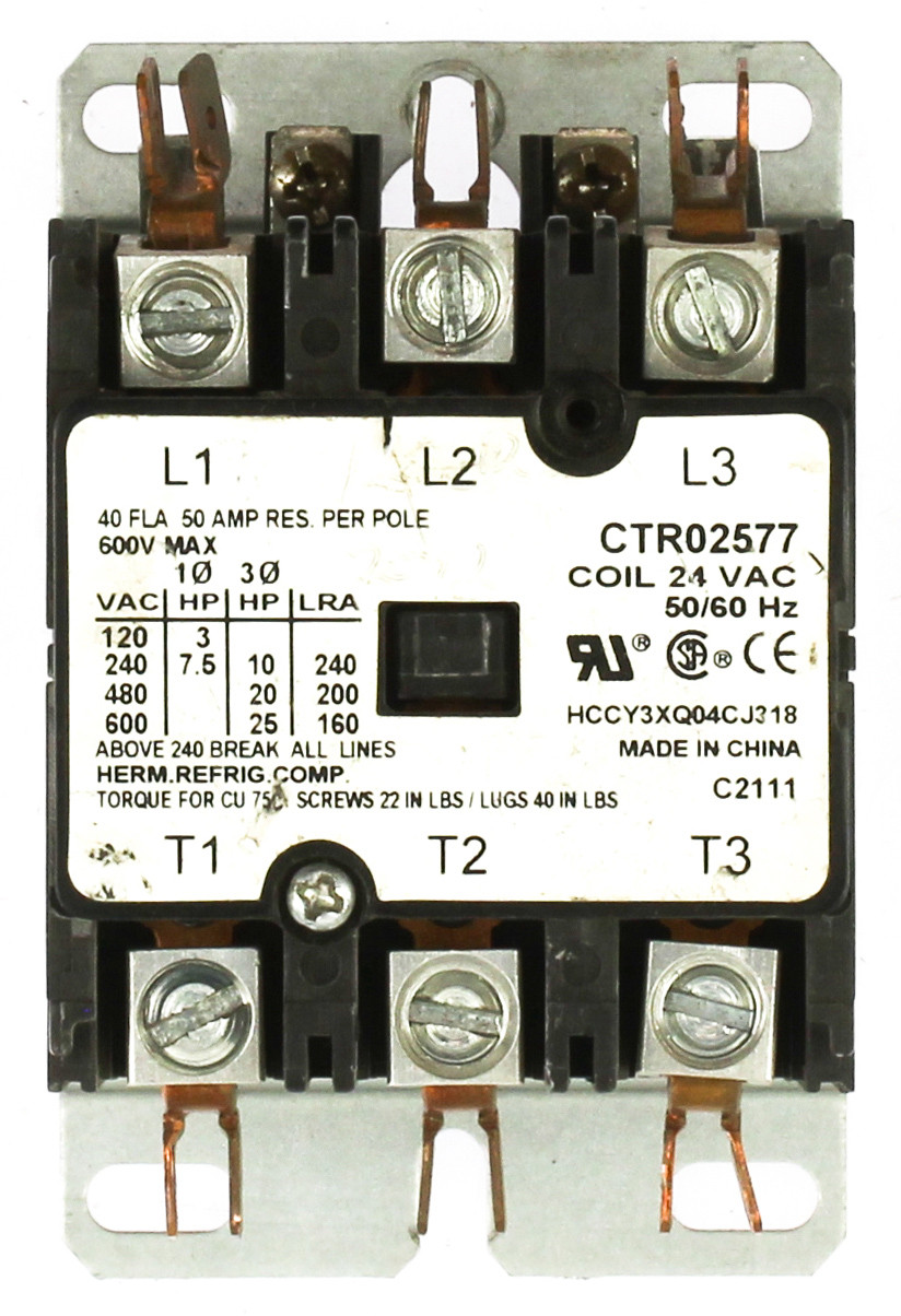 Trane CTR02577 Definite Purpose Contactor