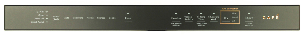GE WD21X34762 Dishwasher Control Panel