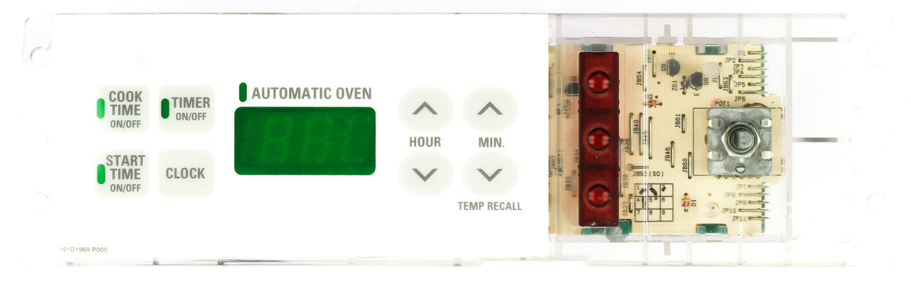 GE WB27T10234 Range Control Board - White Overlay