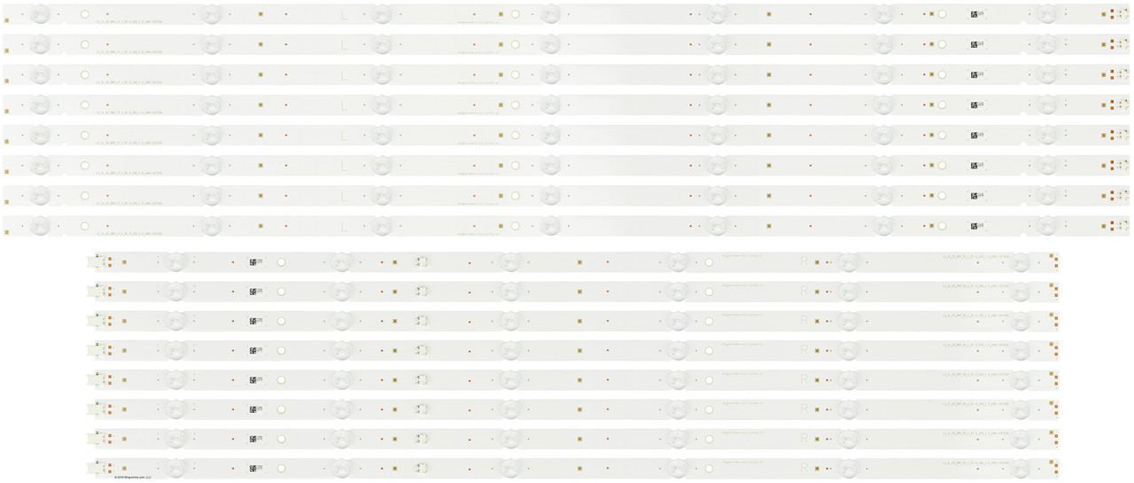 Sony LM41-00725A/LM41-00726A LED Backlight Strips (16) XBR-75X800G NEW