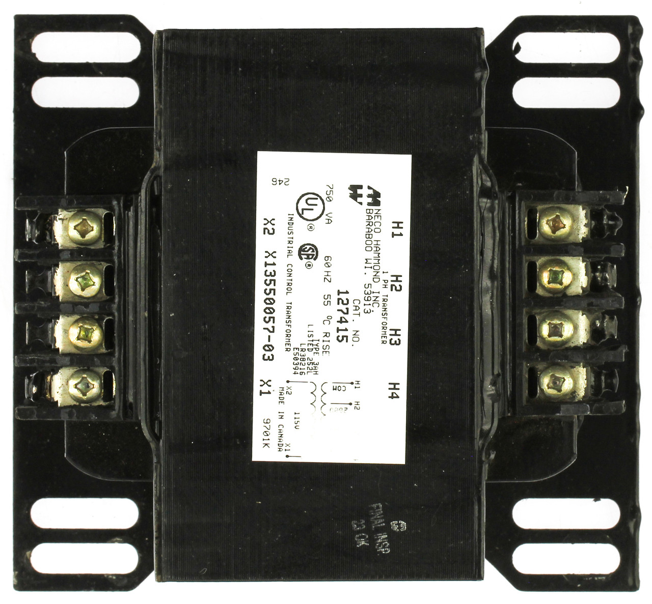 Neco X13550057-03 Industrial Control Transformer