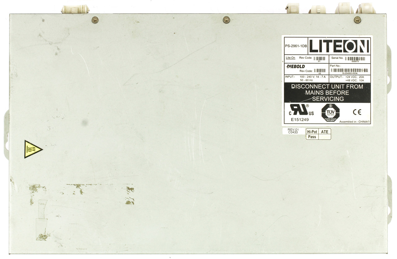 Diebold 19-054950-000A 960 W ATM Power Supply