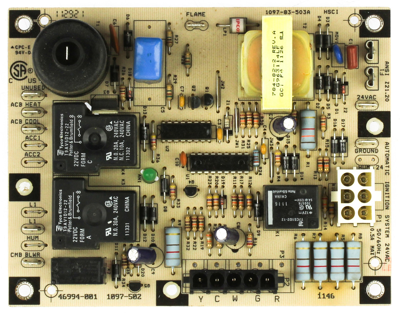 Lennox 1097-83-503A Furnace Control Board