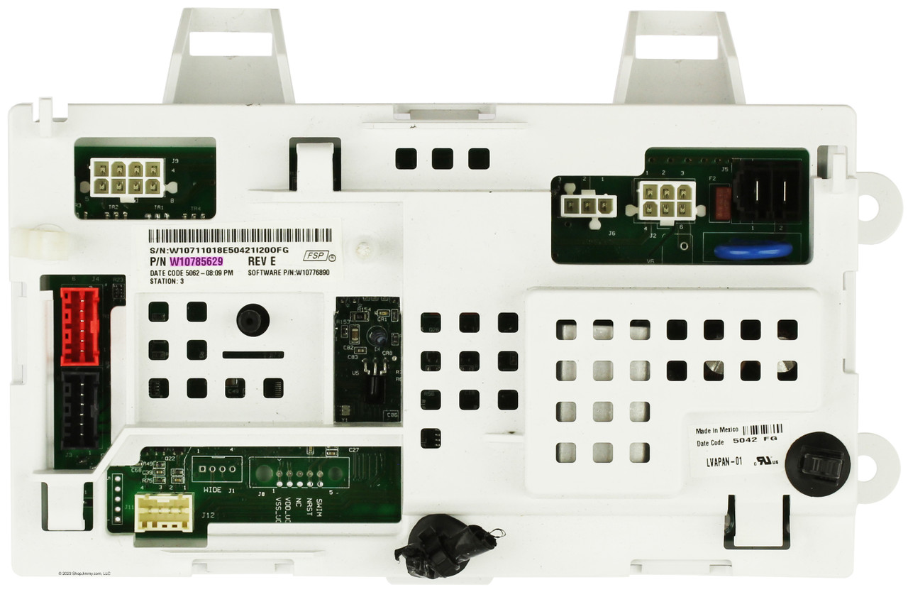 Amana Washer W10785629 Washer Control Board