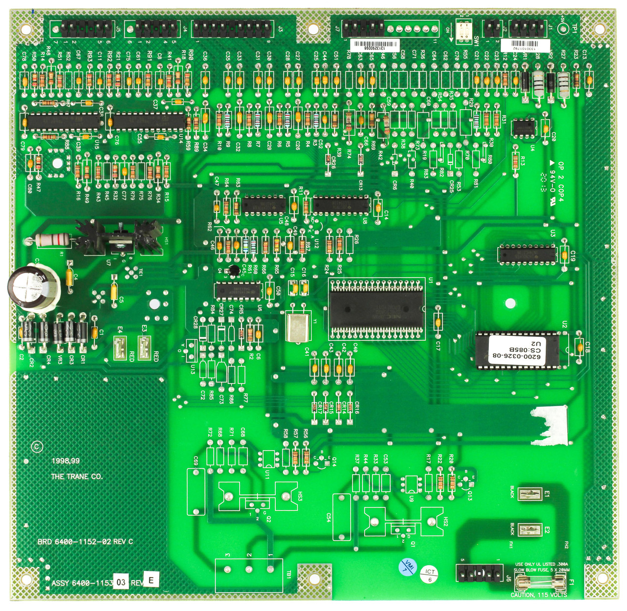 Trane 6200-0326-08 Chiller Control Board