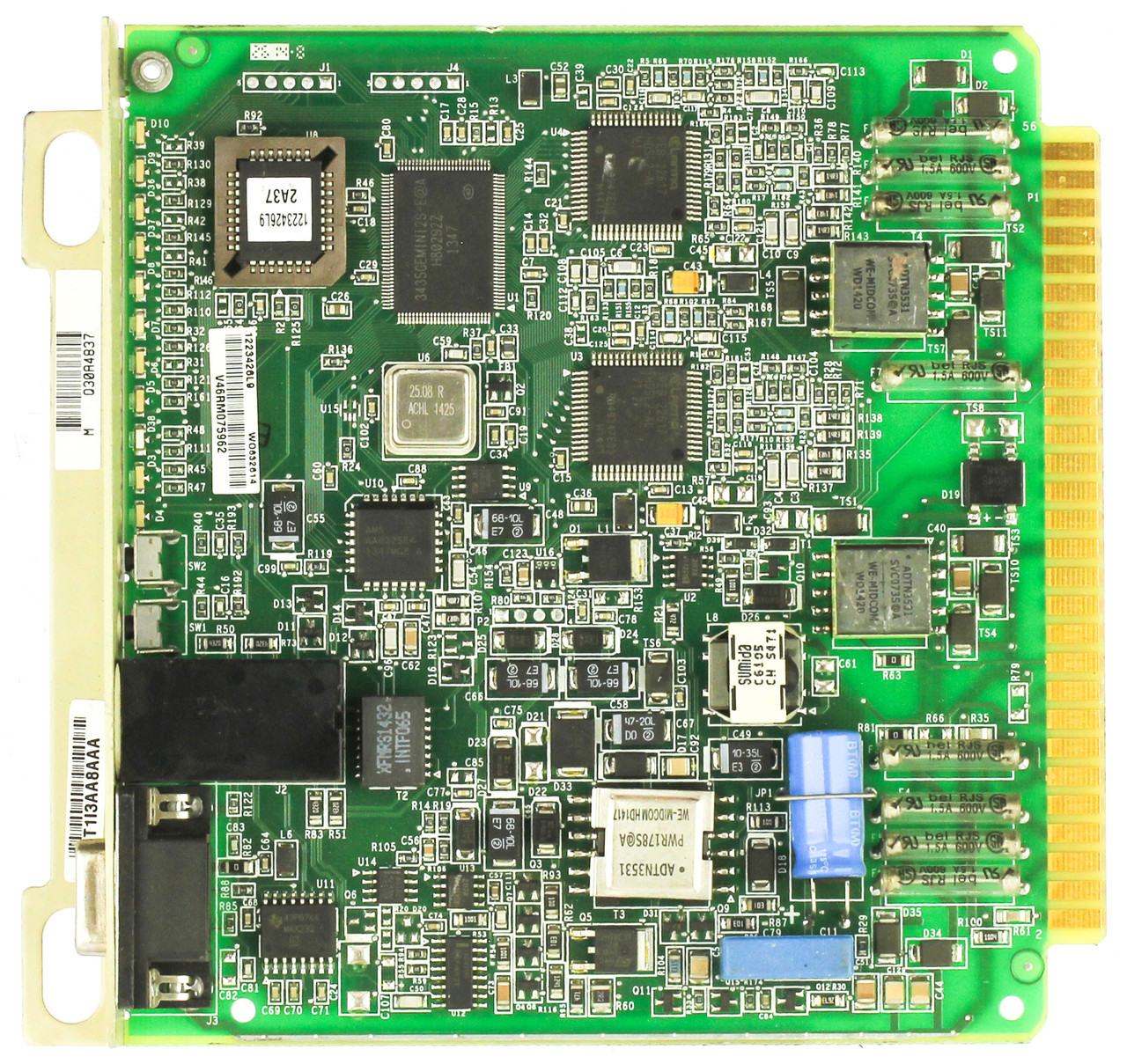 ADTRAN T200 High-Data-Rate Digital Subscriber Line Transceiver Unit 1223426L9 Control Board