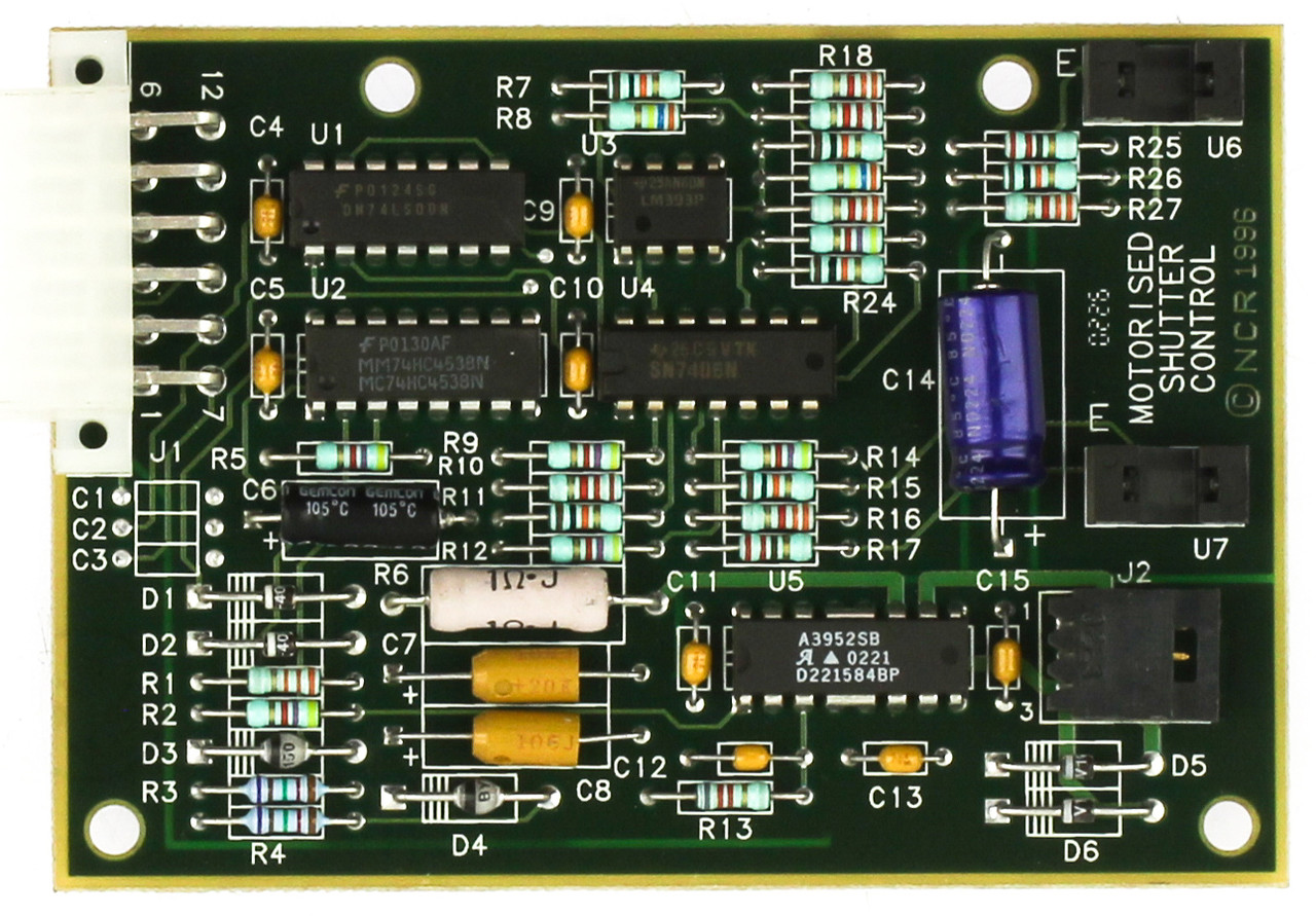 NCR AS4450612732C ATM Motorised Shutter Control Board