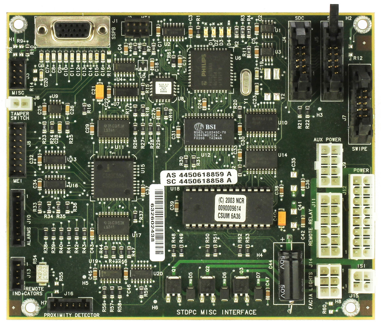 NCR AS4450618859A ATM STDPC Interface Board