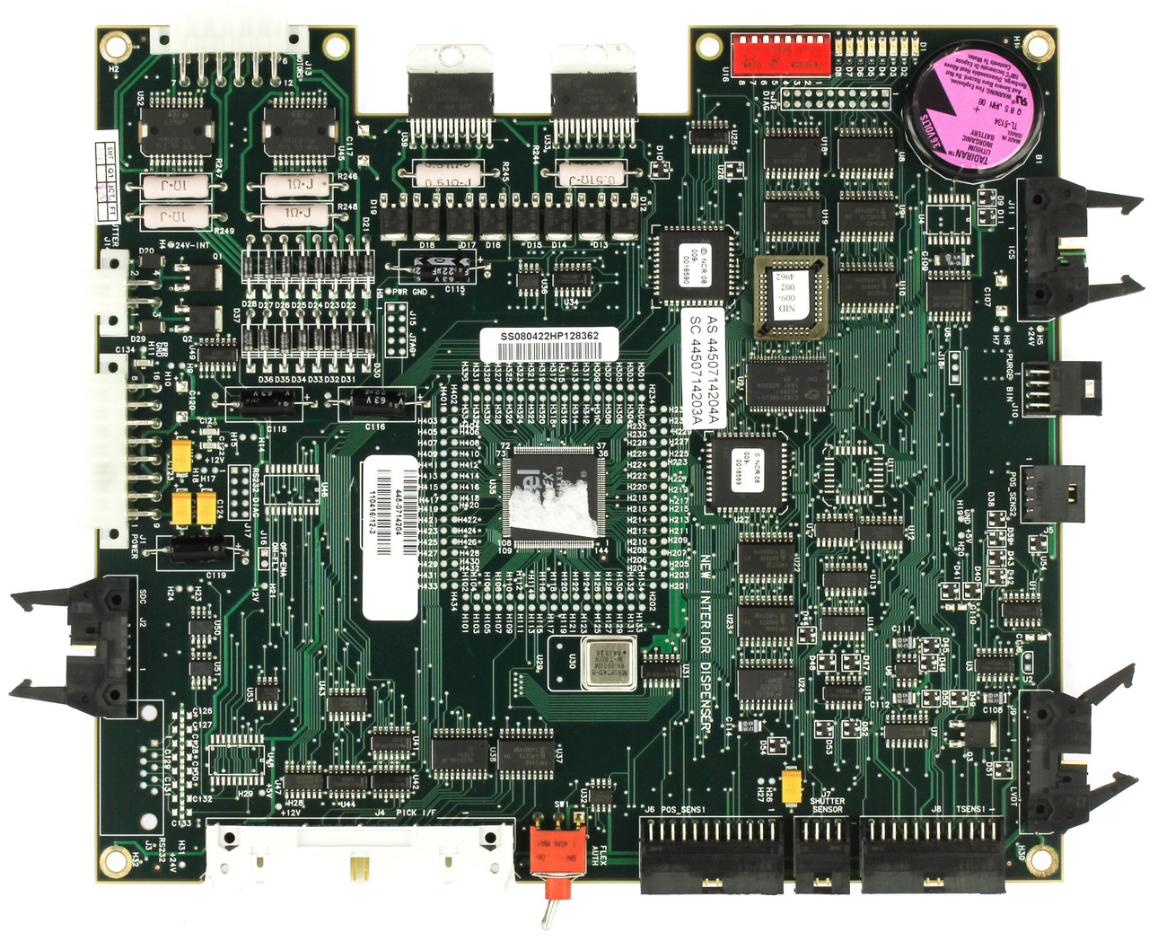 NCR AS4450714204A ATM Interior Dispenser Control Board
