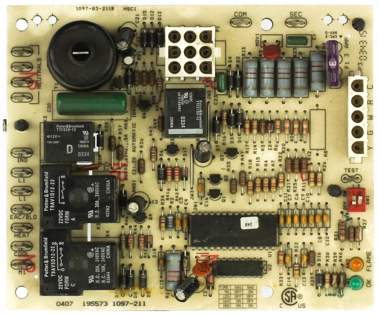 Lennox 1097-83-211B Ignition Control Board