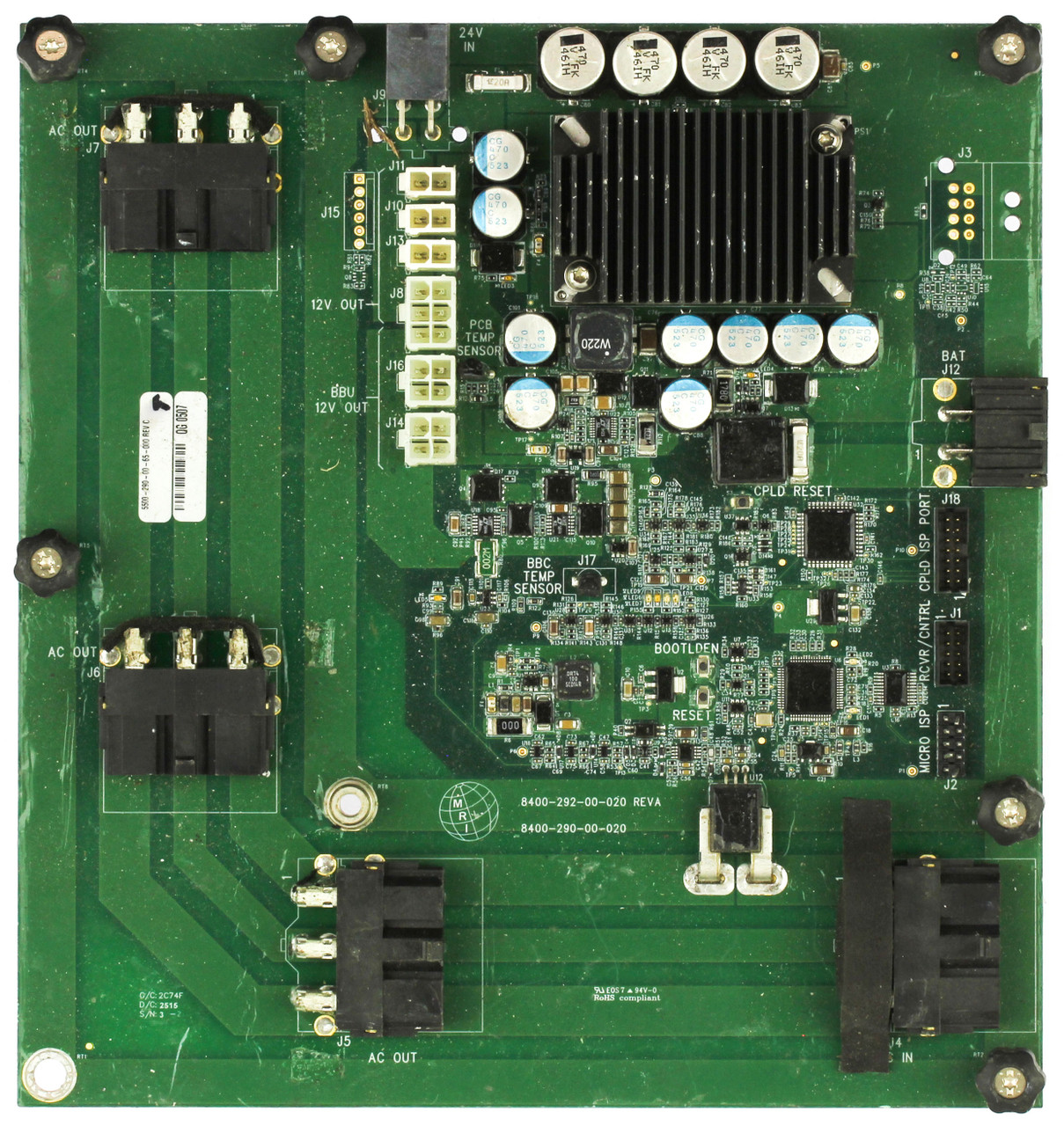 MRI  8400-292-00-020 HVAC Control Board