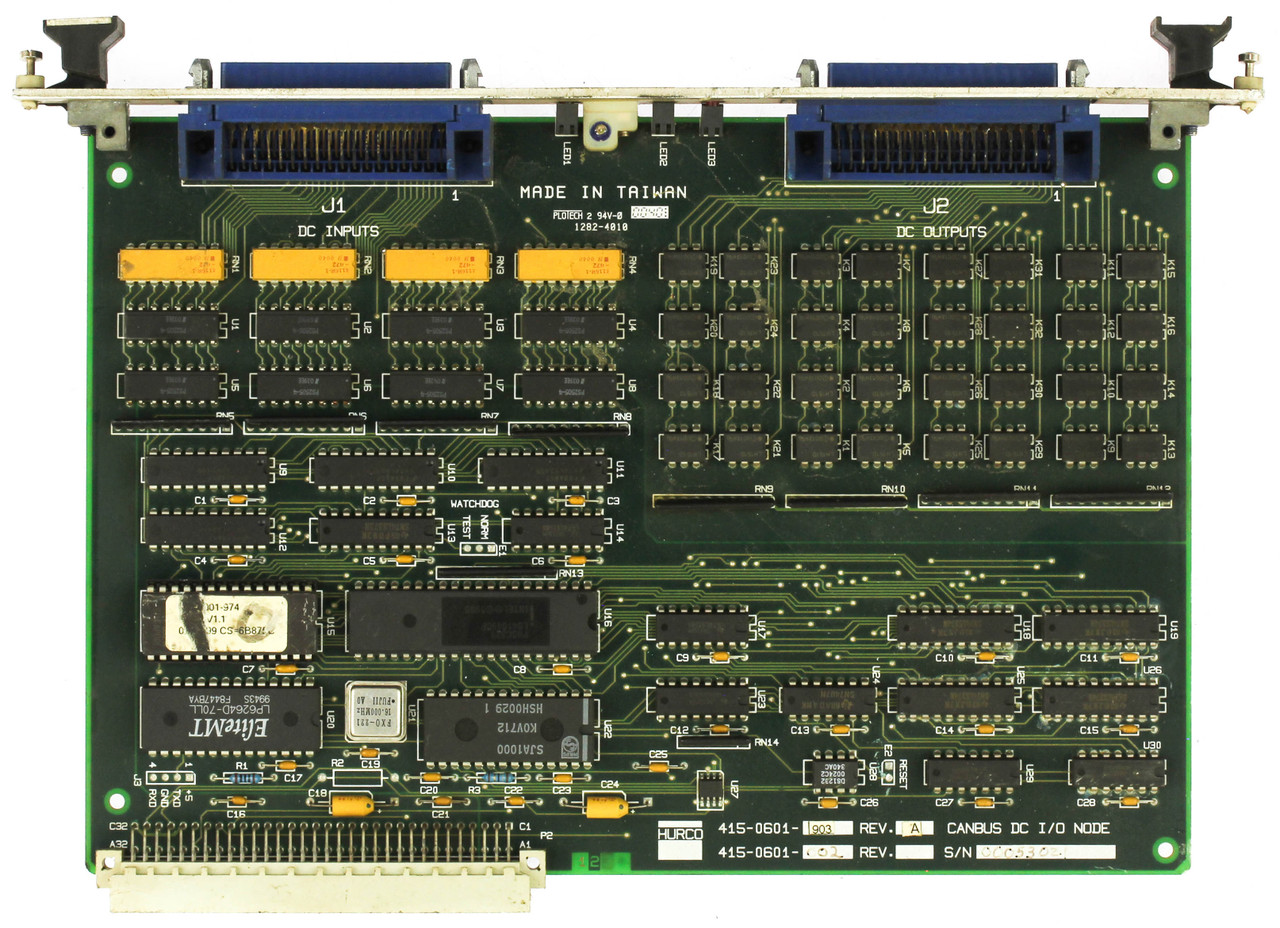 Hurco 415-0601-903 Rev A Canbus DC I/O Node Circuit Board