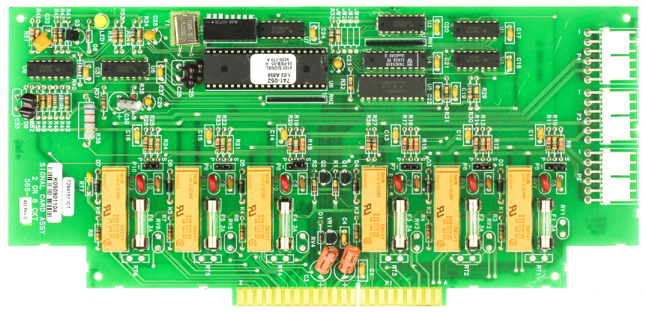 Simplex 565-452 (Rev D) Signal Card Assy 2 or 6 CKT