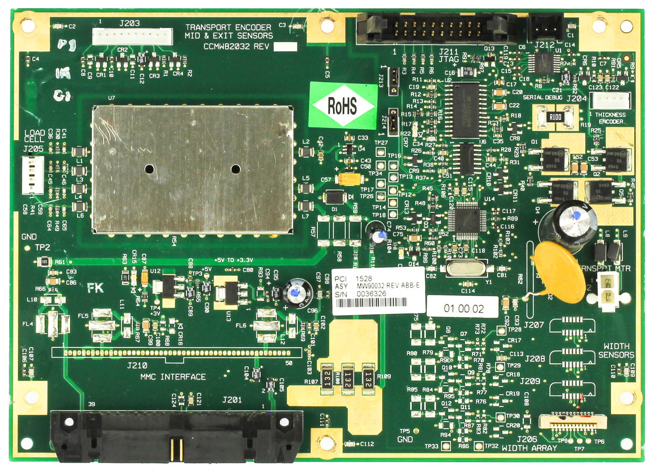 Pitney Bowes Connect+ 3000 Transport Encoder Board MW90032 ABB-E 