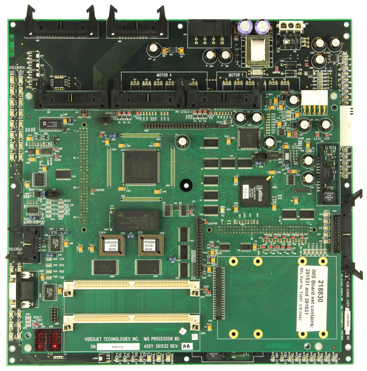 Videojet Technologies 391532 391631 IMS Processor and Power Driver Control Board
