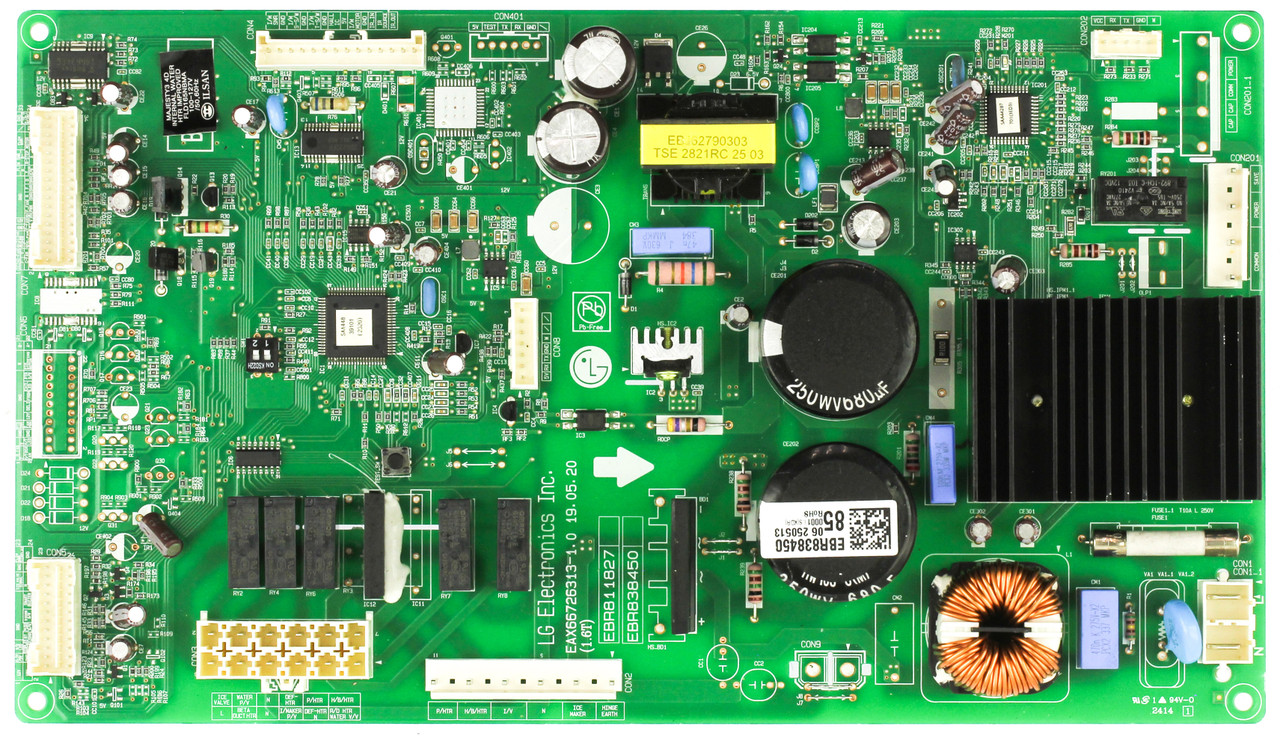 LG EBR83845085 Refrigerator Main Control Board