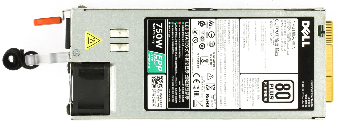 DELL E750E-S1 750W Redundant Power Supply