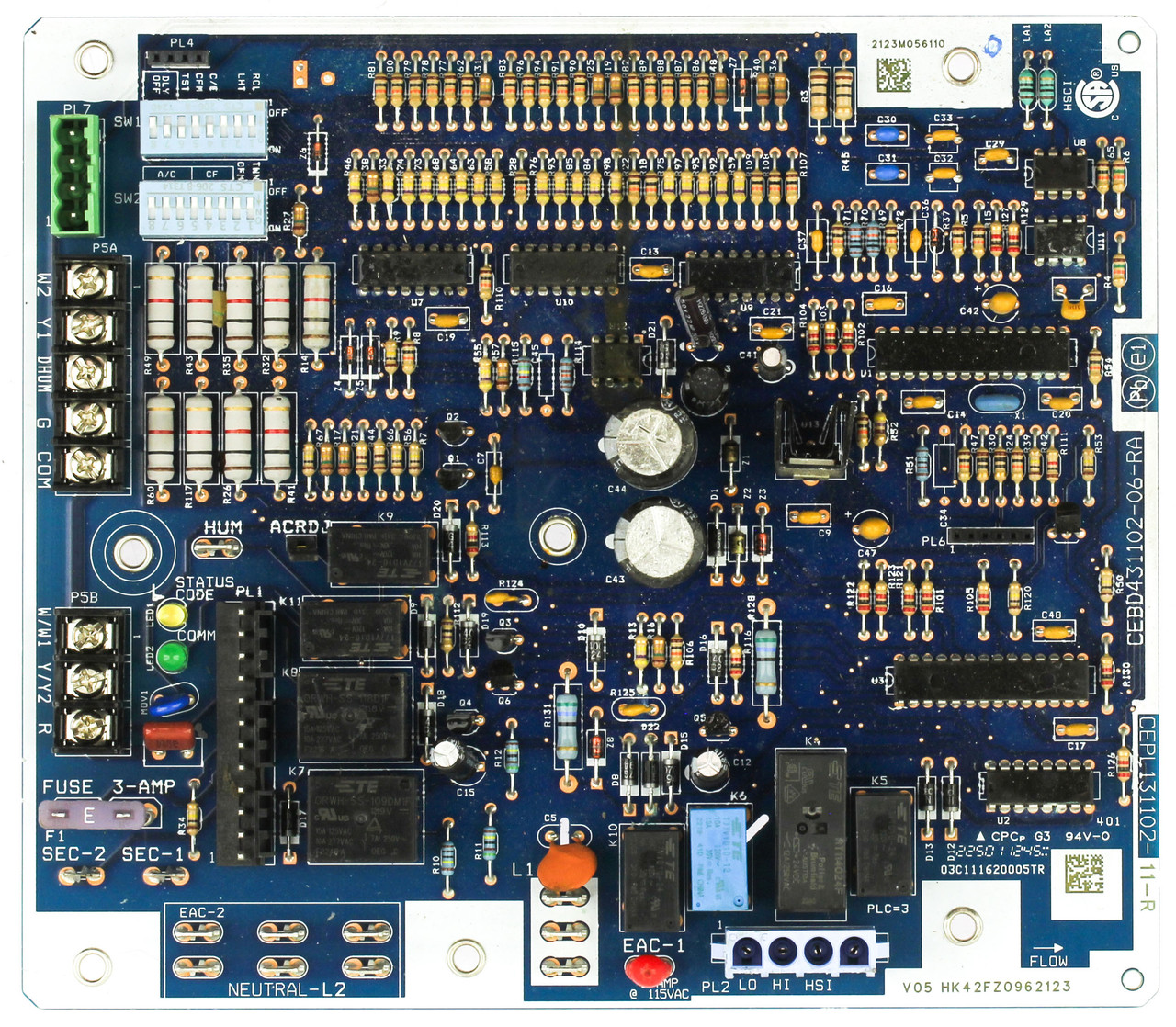 Carrier HK42FZ0962123 Furnace Control Board