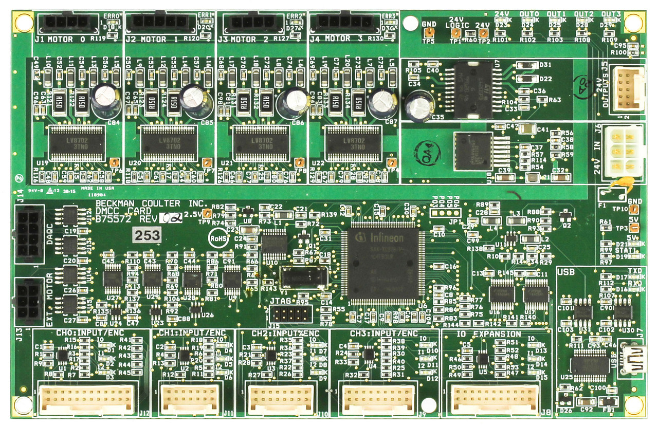 Beckman Coulter B75572 DMCC Control Board