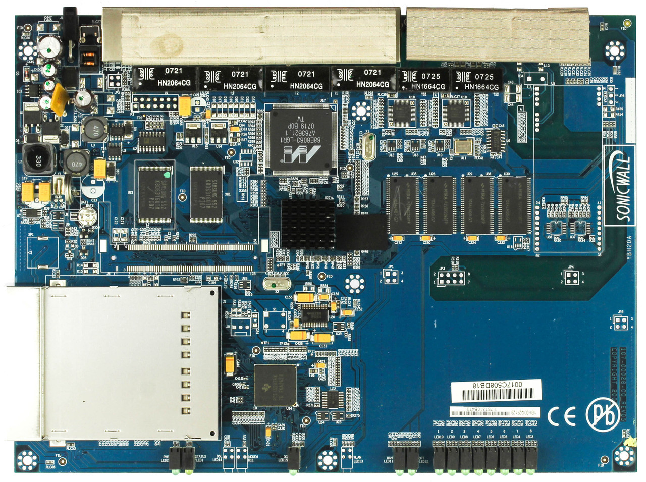 Sonicwall YBH0DQ2F-128 Control Board