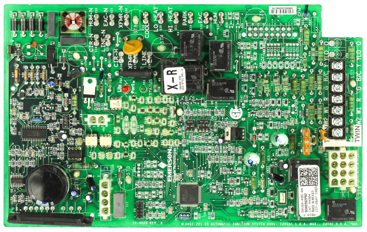 Emerson D342262P02 Furnace Control Board
