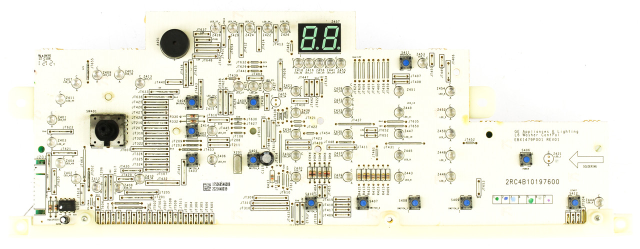 GE WH12X10542 Washer Control Board