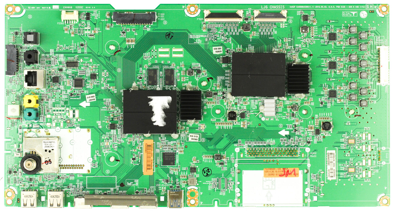 LG EBT64243205 Main Board for 75UH8500-UD.AUSWLJR
