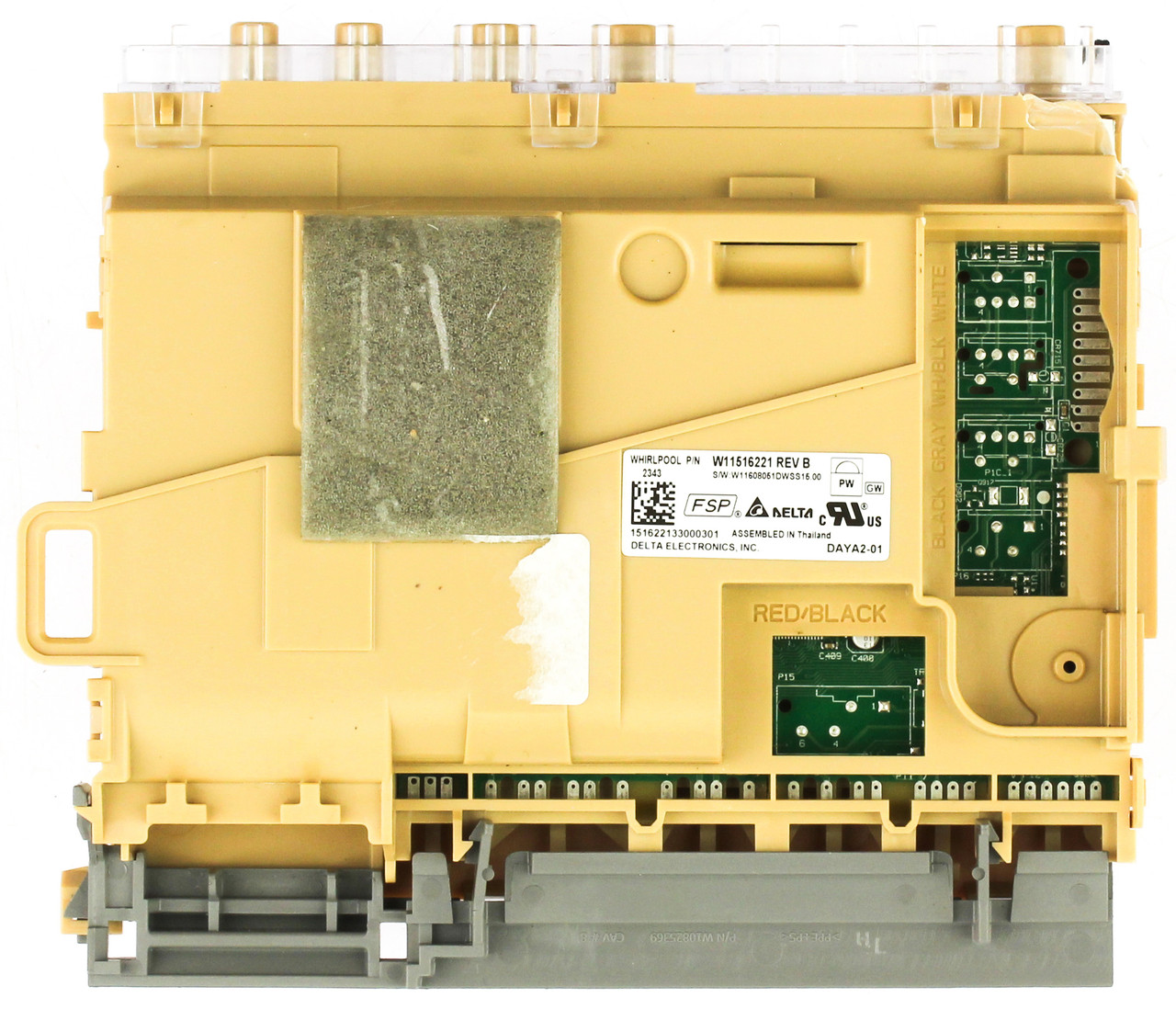 Whirlpool W11516221 Dishwasher Control Board