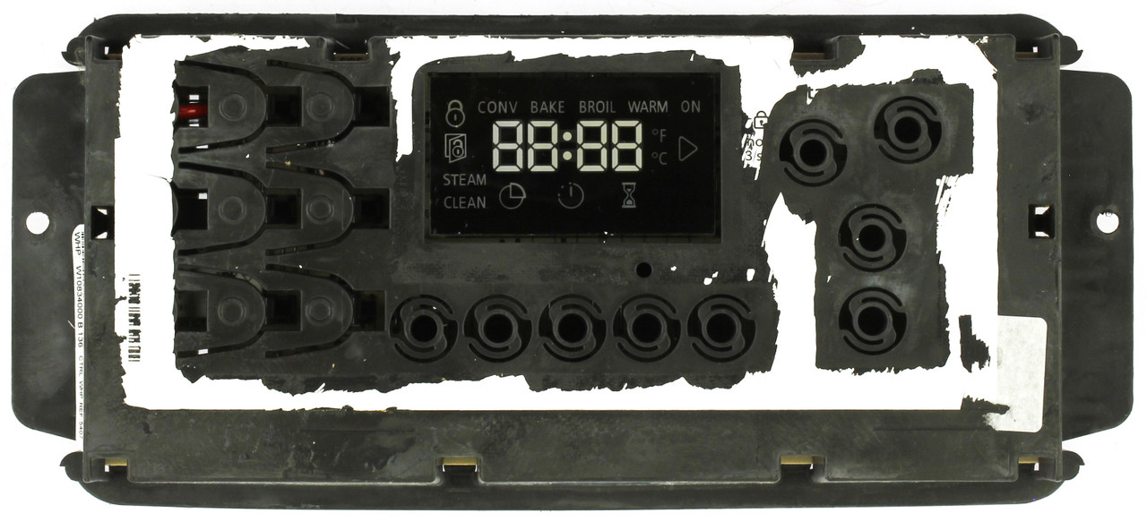 Whirlpool W10834000 Range Control Board With No Overlay