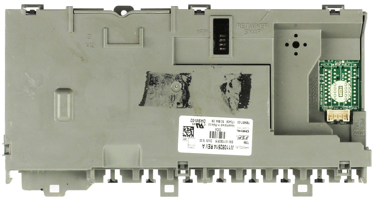 Whirlpool W11082514 Dishwasher Control Board