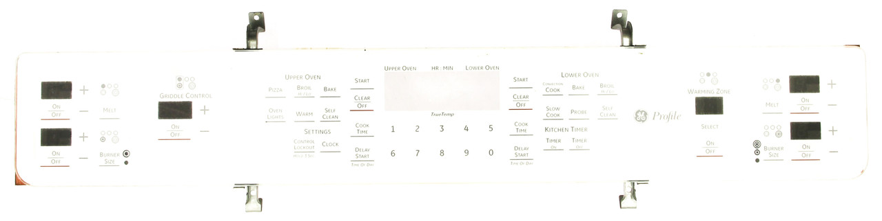 GE Range 229C5765G001-White Control Panel