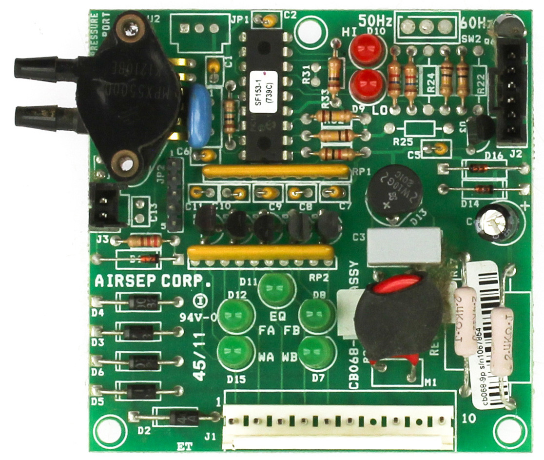 AirSep CB068-9P Oxygen Concentrator Control Board