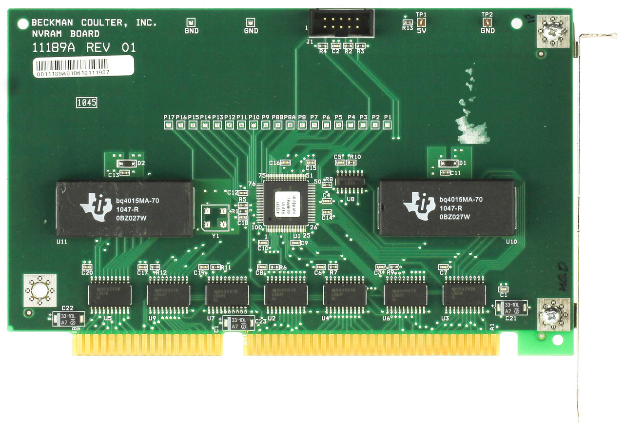 Beckman Coulter 11189A NVRAM Control Board