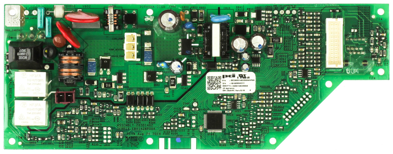 GE 265D1462G604 Dishwasher Control Board