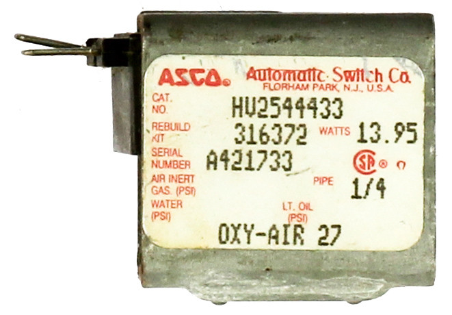 Asco HV2544433 Solenoid Coil