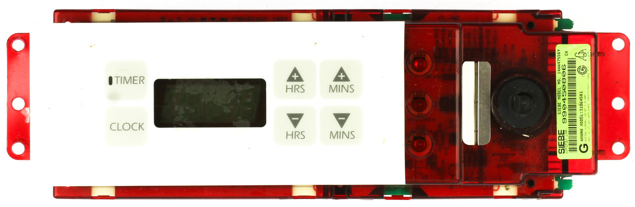 Whirlpool Range 31864501 Control Board White Overlay 