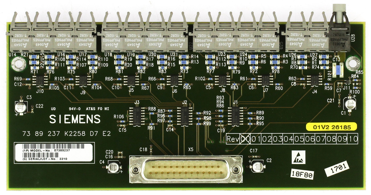 Siemens 07389237 MRI Control Board
