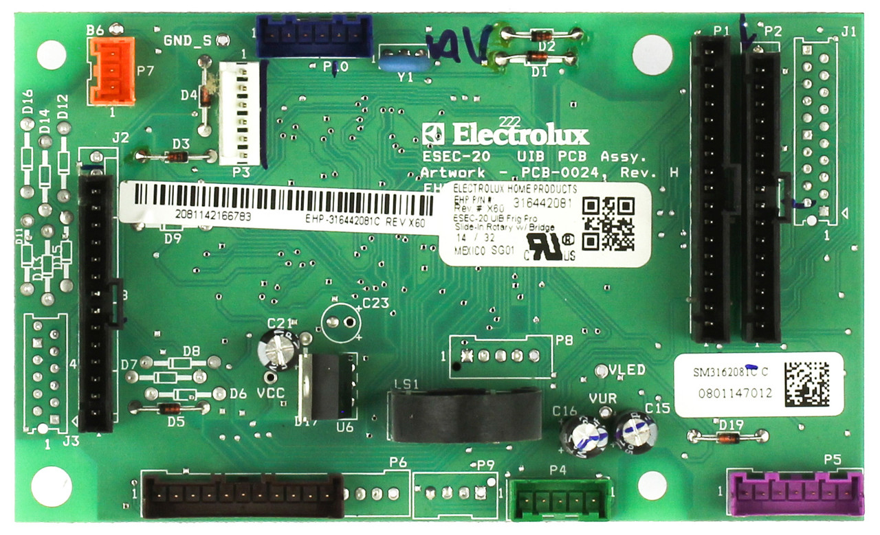 Frigidaire 316442081 Range Control Board 