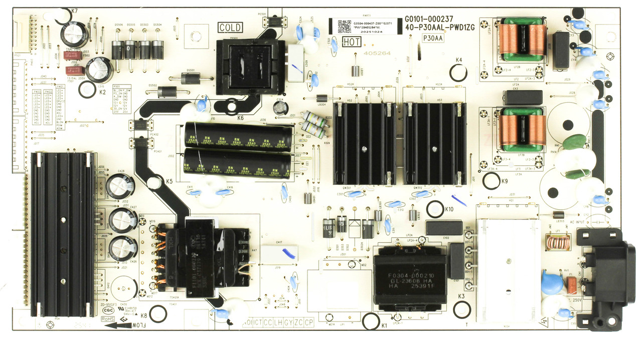 TCL G0504-000437-Z00 Power Supply Board