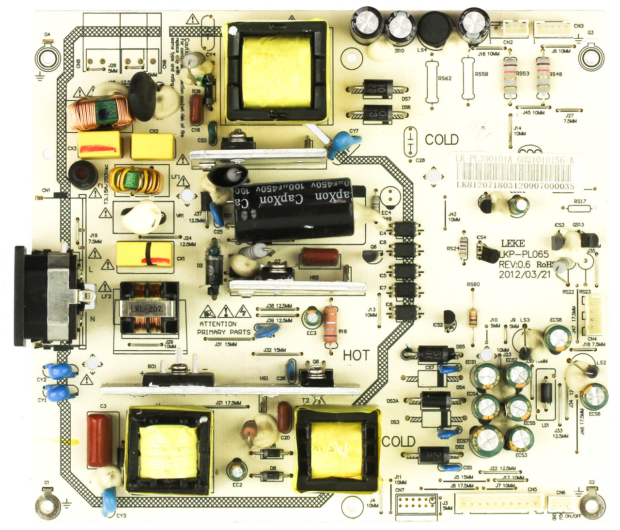 Apex/Proscan LK-PL390101A Power Supply Unit