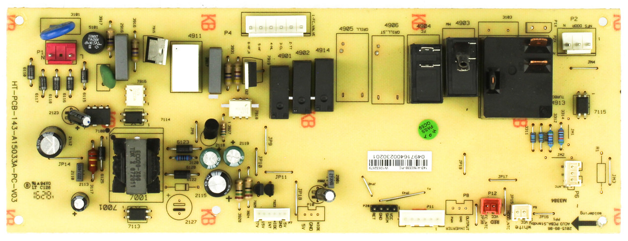 KitchenAid Whirlpool W10832879 Microwave Control Board 