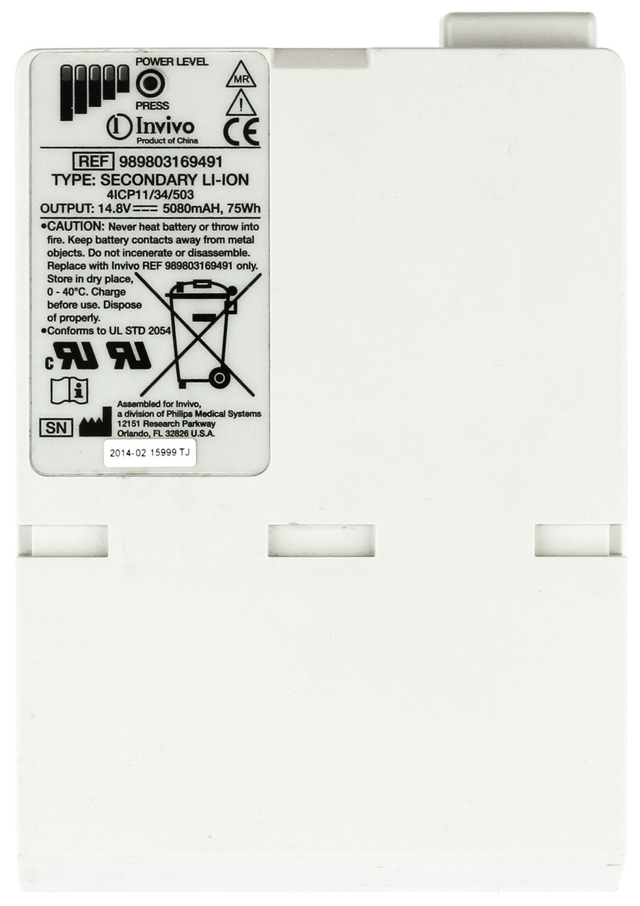 Invivo 989803169491 Precess Monitor Lithium-Ion Battery