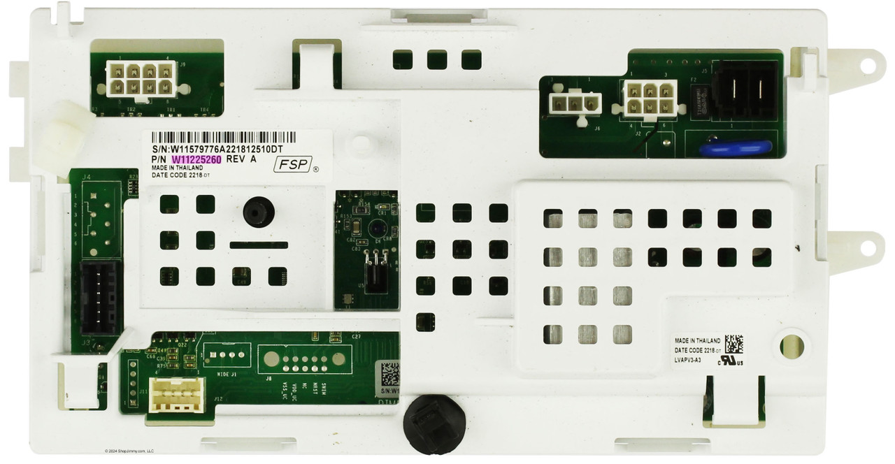 Whirlpool W11225260 Stacked Washer Dryer Laundry Center Control Board