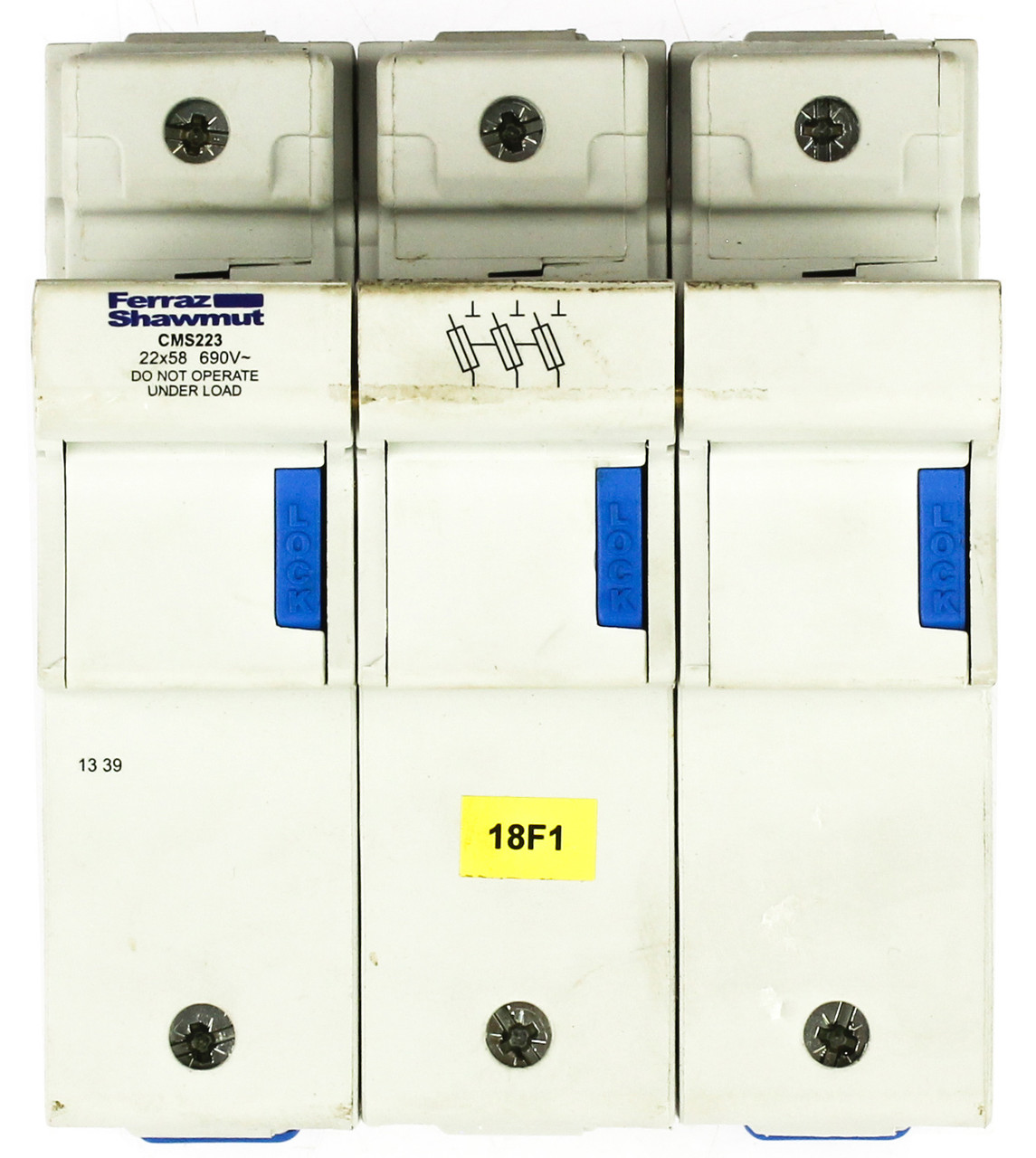 Ferraz Shawmut CMS223 3 Pole Fuse Holder