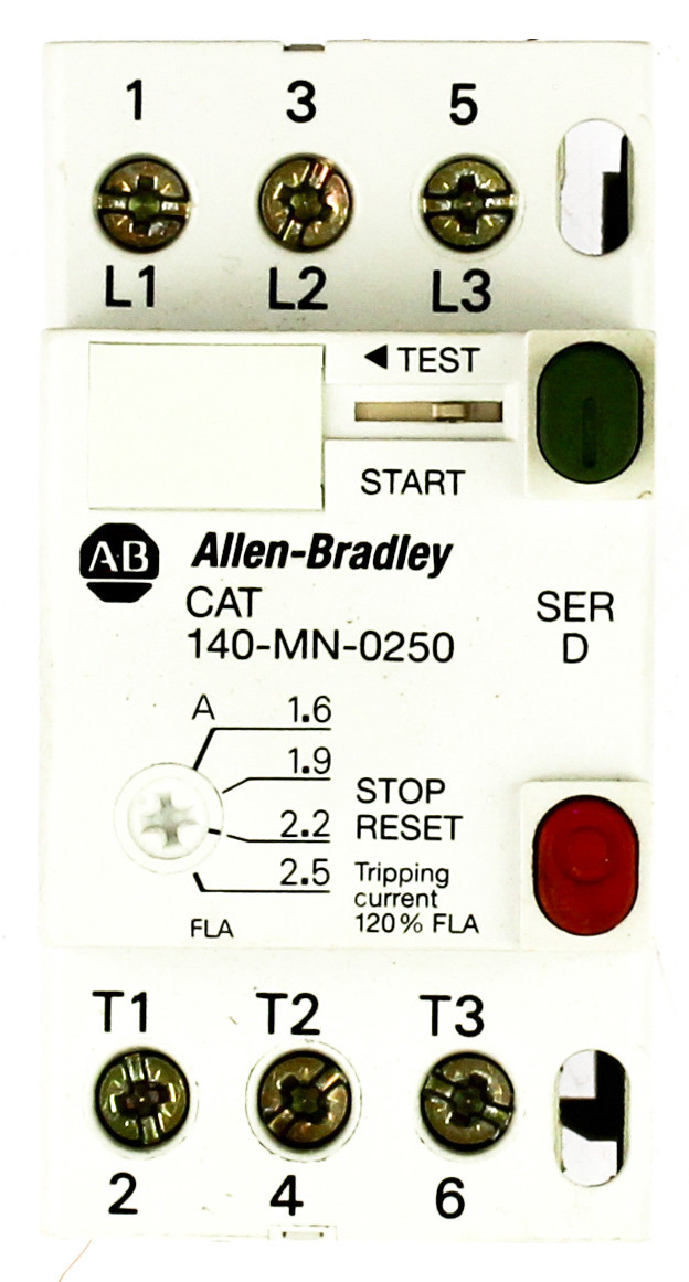 Allen Bradley 140-MN-0250 Manual Starter Circuit Breaker