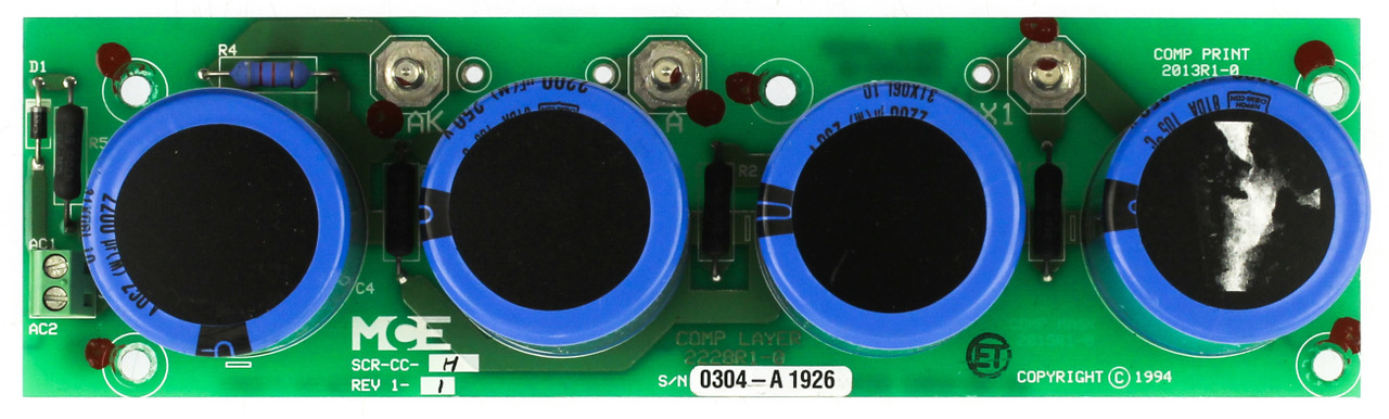 MCE SCR-CC-H Capacitor Board