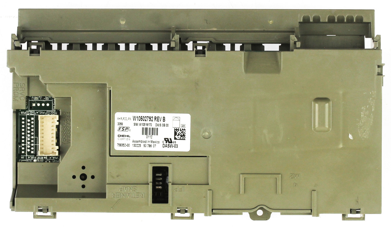 Whirlpool W10502792 Dishwasher Control Board 