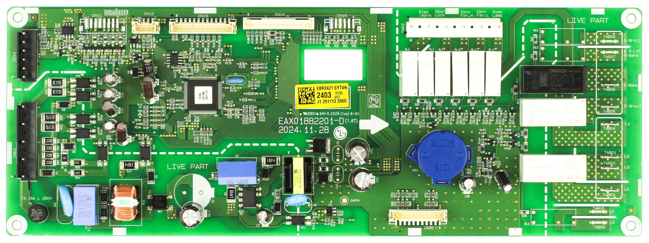 LG EBR24212403 Range Main Control Board 
