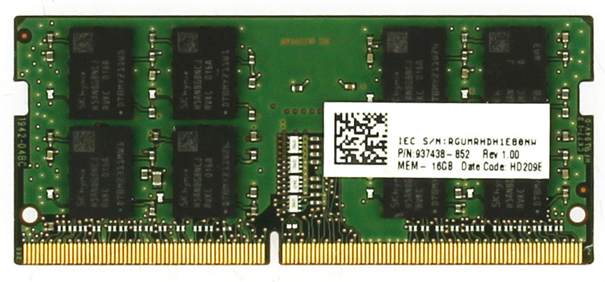 Hynix HMA82GS6CJR8N-VK-AC 16GB DDR4 PC4-2666V Memory Module